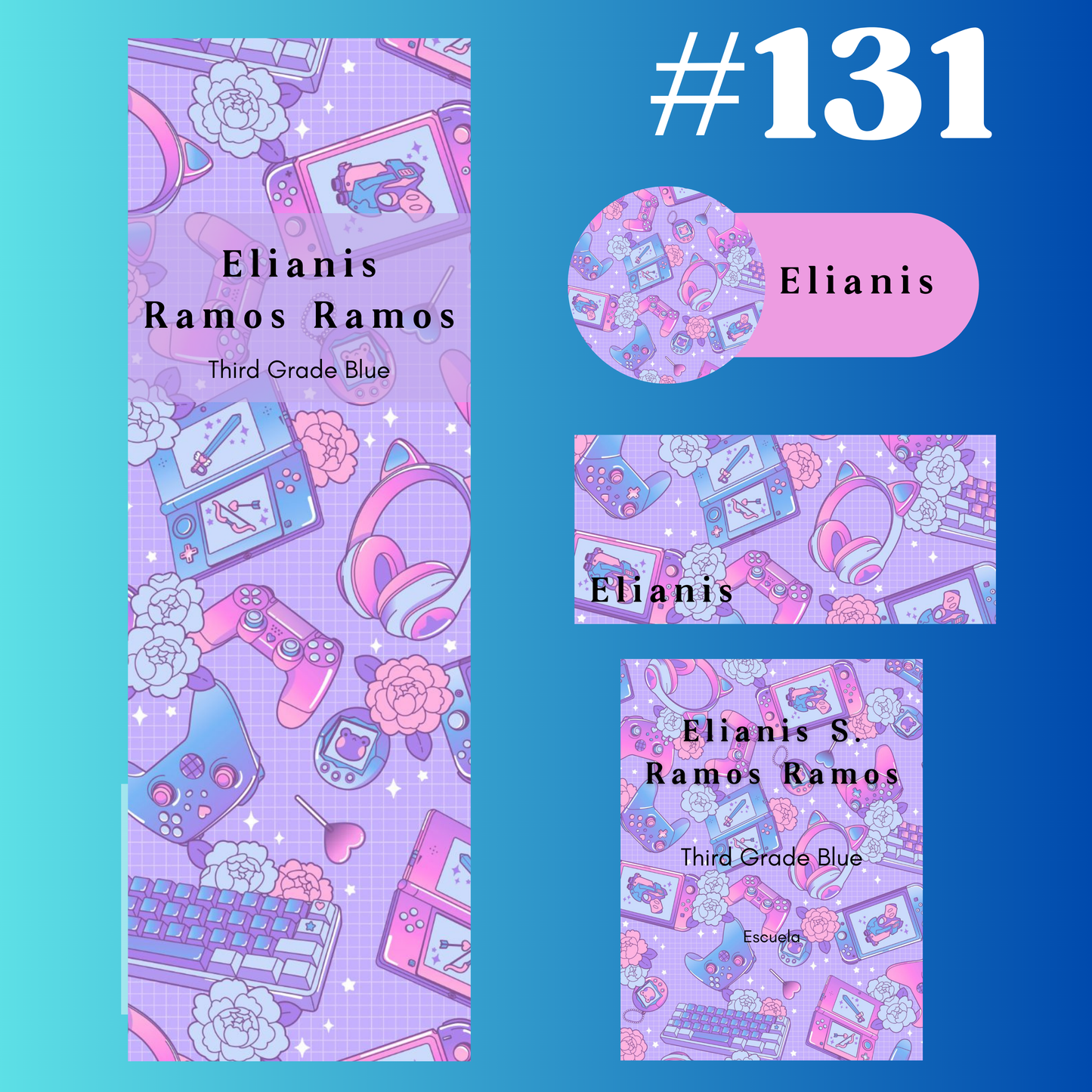 Etiquetas - ESCOLARES KIT