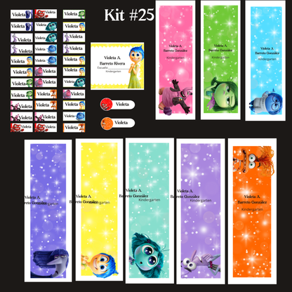 Etiquetas - ESCOLARES  KIT