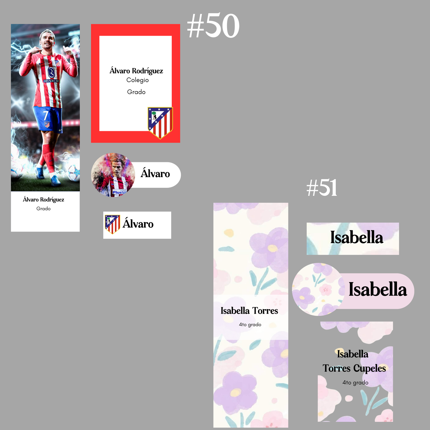 Etiquetas - ESCOLARES  KIT