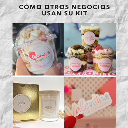 Kit de Stickers para Negocios