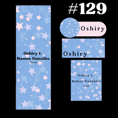 Etiquetas - ESCOLARES  KIT