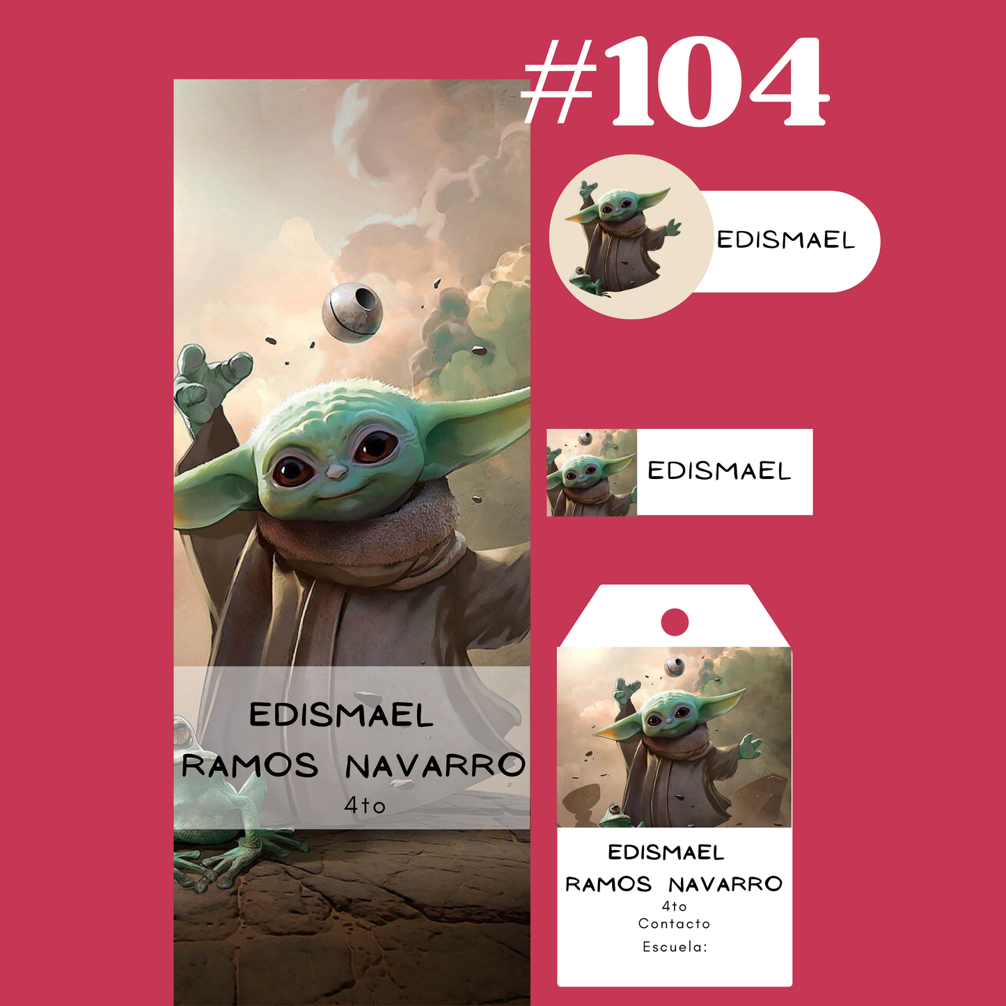 Etiquetas - ESCOLARES  KIT