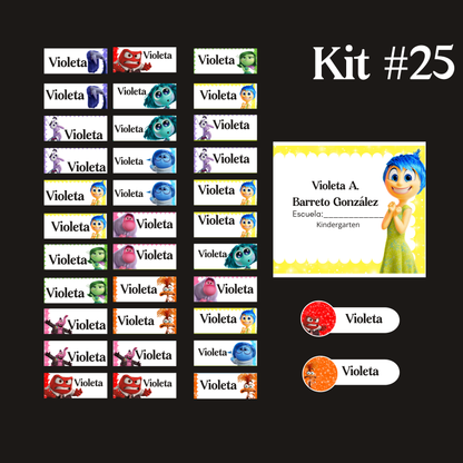 Etiquetas - ESCOLARES  KIT