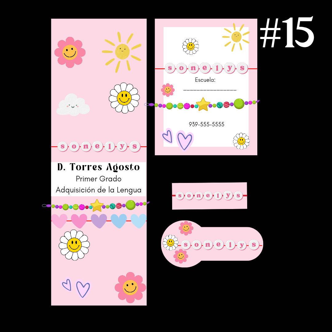 Etiquetas - ESCOLARES  KIT