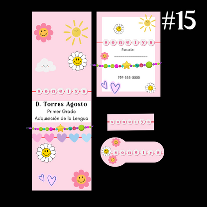 Etiquetas - ESCOLARES  KIT