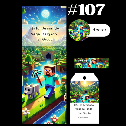 Etiquetas - ESCOLARES  KIT