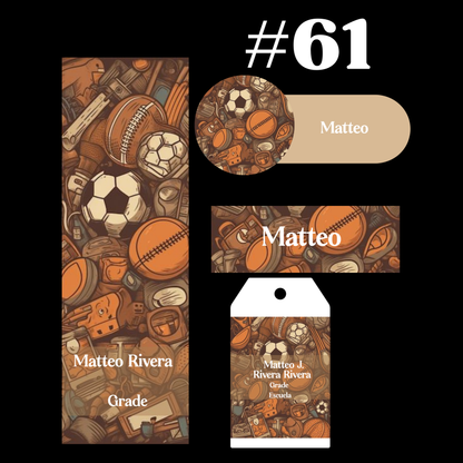 Etiquetas - ESCOLARES  KIT