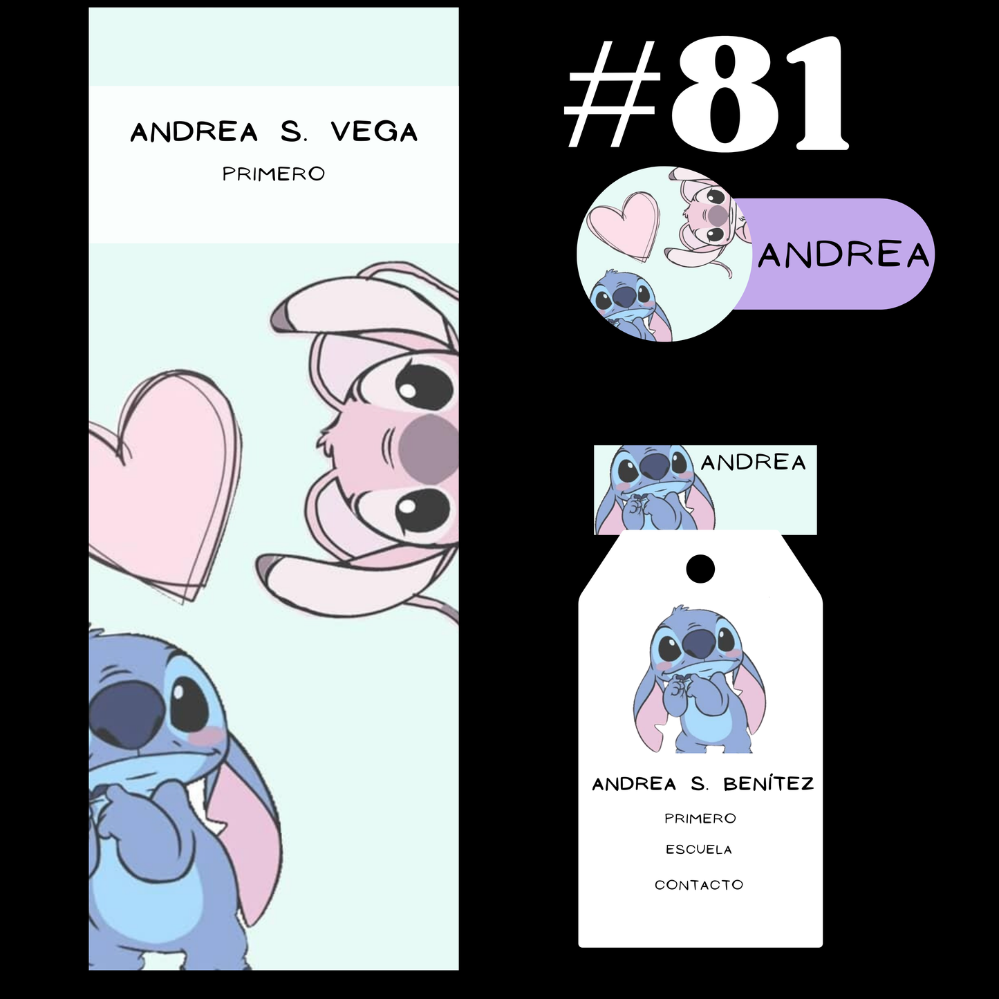 Etiquetas - ESCOLARES  KIT