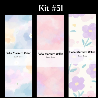Etiquetas - ESCOLARES  KIT