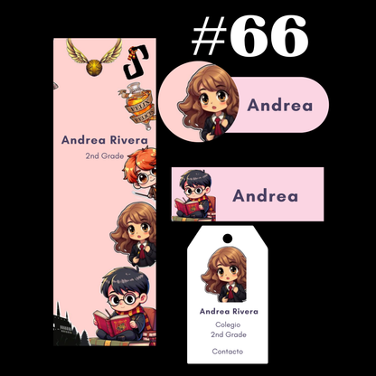 Etiquetas - ESCOLARES  KIT