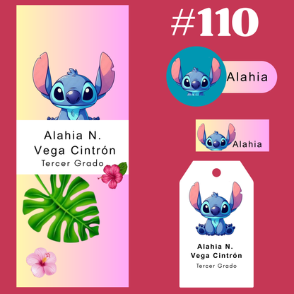 Etiquetas - ESCOLARES  KIT