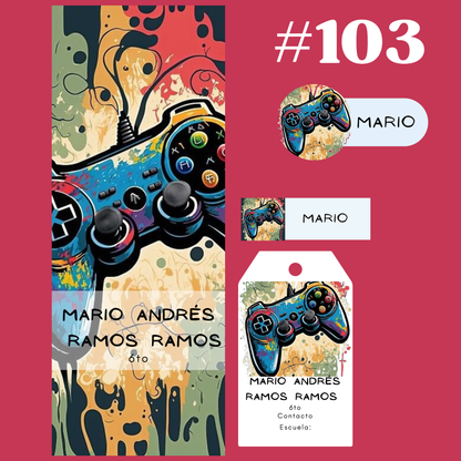 Etiquetas - ESCOLARES  KIT