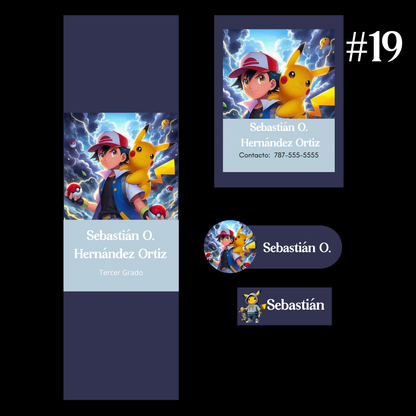 Etiquetas - ESCOLARES  KIT