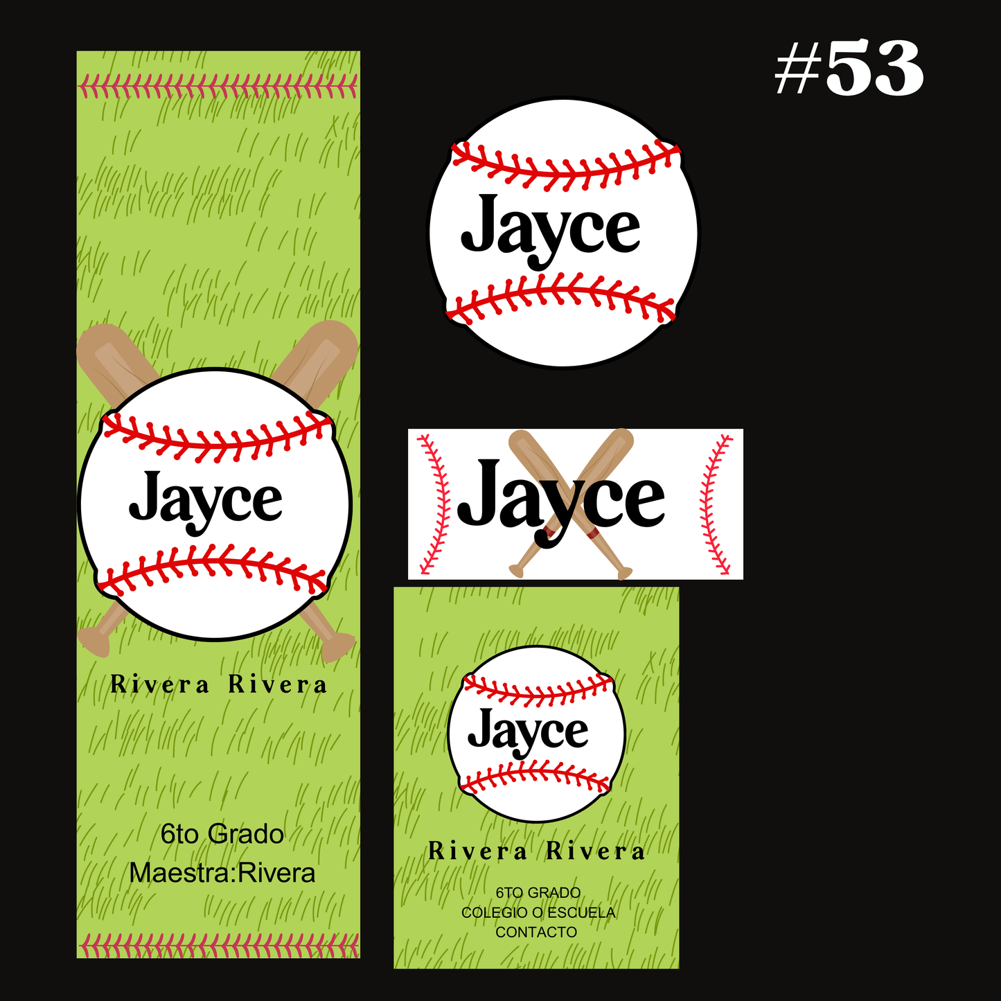 Etiquetas - ESCOLARES  KIT