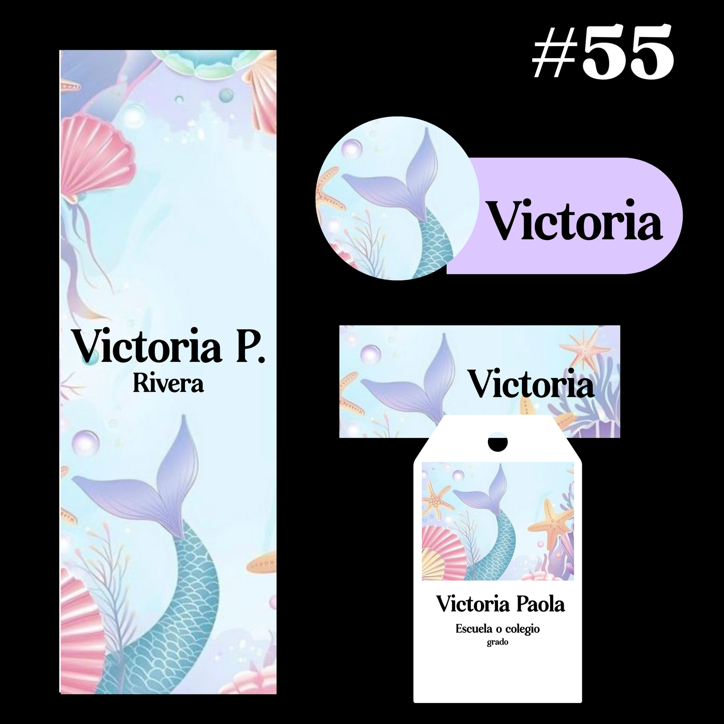 Etiquetas - ESCOLARES  KIT