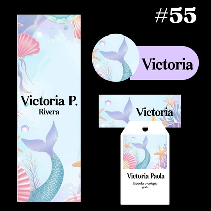 Etiquetas - ESCOLARES  KIT