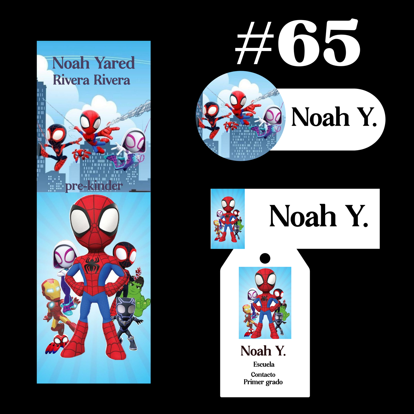 Etiquetas - ESCOLARES  KIT