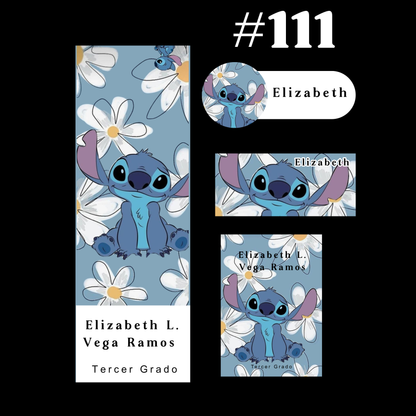 Etiquetas - ESCOLARES  KIT