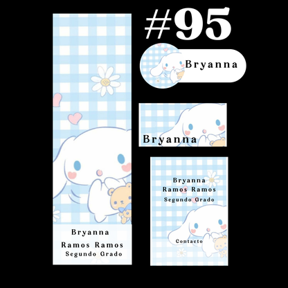 Etiquetas - ESCOLARES  KIT