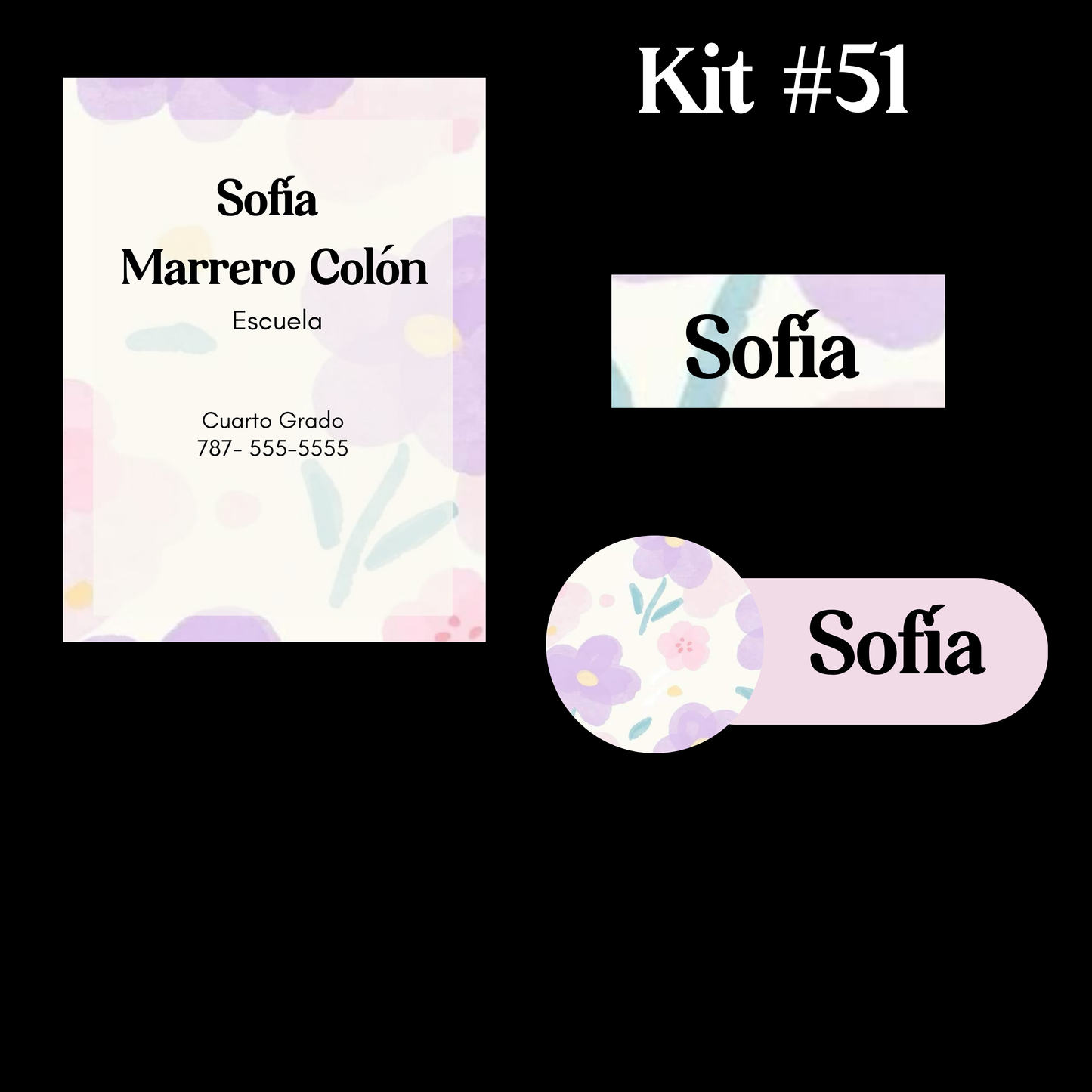 Etiquetas - ESCOLARES  KIT