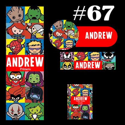 Etiquetas - ESCOLARES  KIT