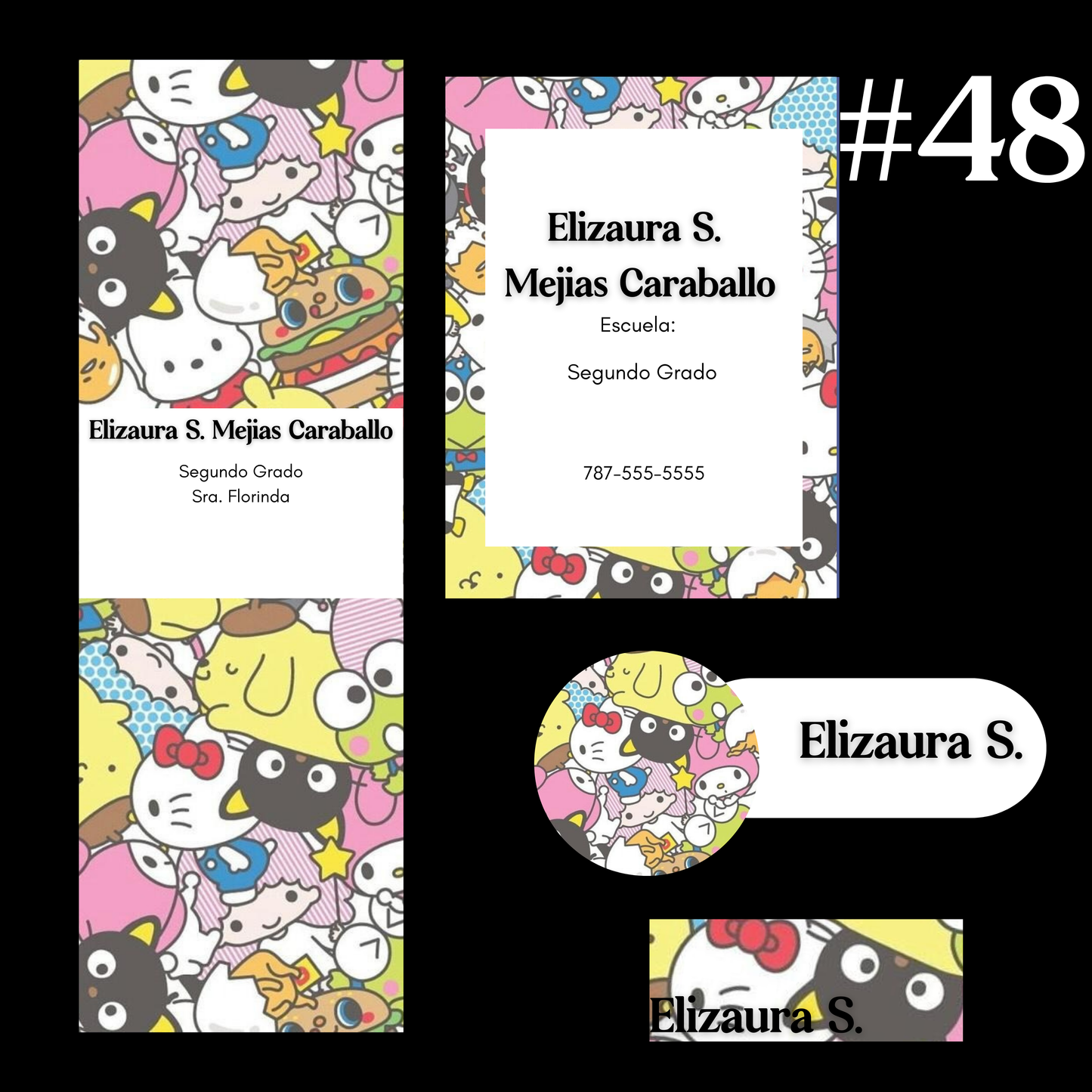 Etiquetas - ESCOLARES  KIT